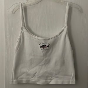 brandy melville skylar newport beach tank top